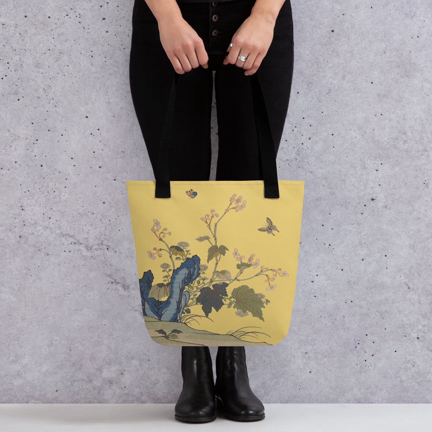 Kesi Flower Album｜Begonia Blossoms｜Tote bag｜Gold