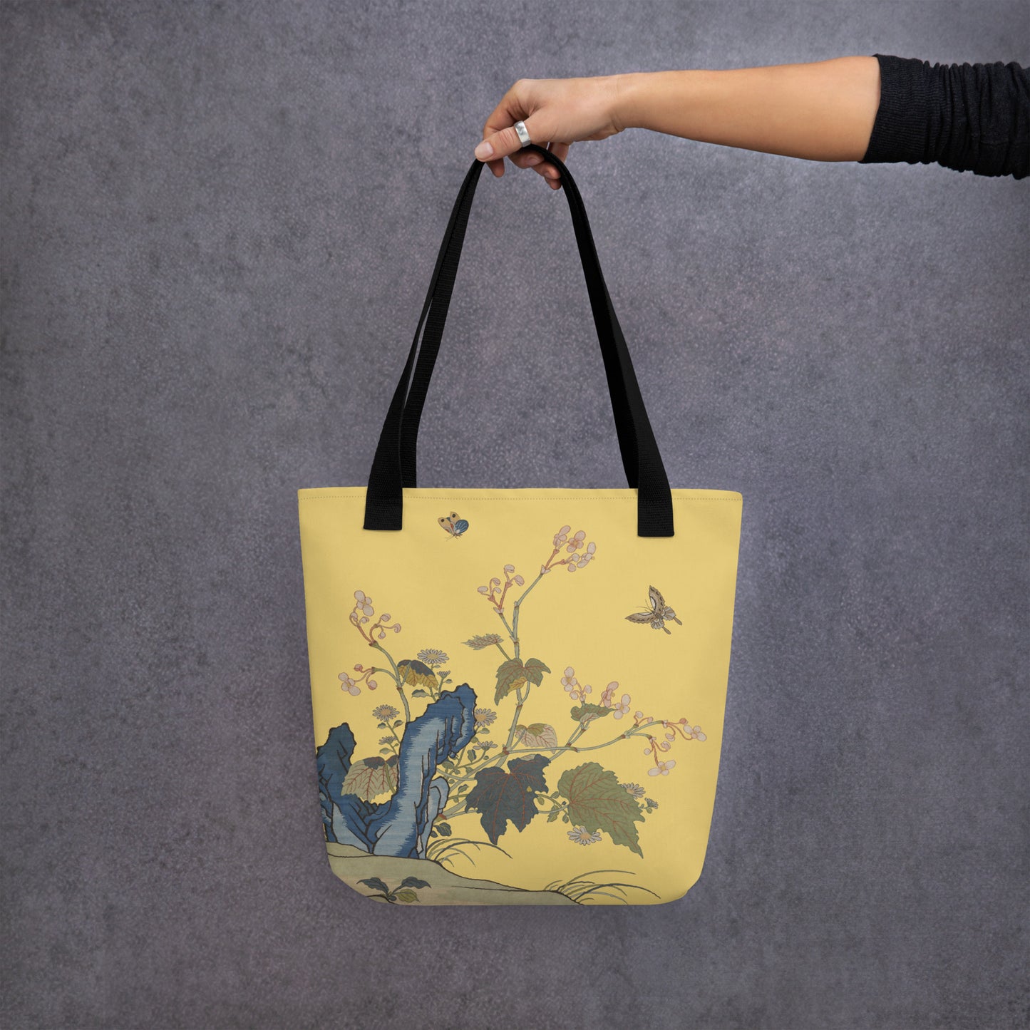 Kesi Flower Album｜Begonia Blossoms｜Tote bag｜Gold