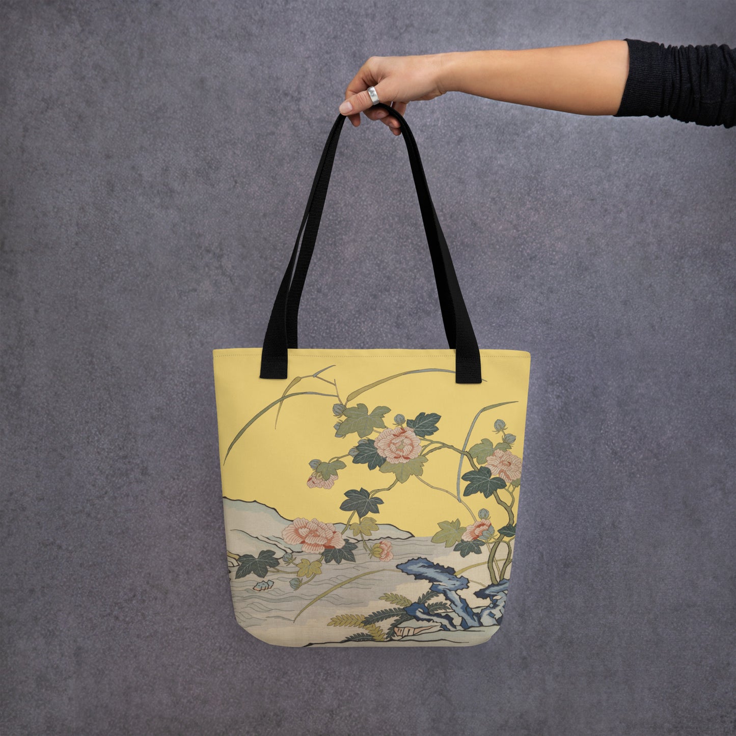 Kesi Flower Album｜Hibiscus by the Water｜Tote bag｜Gold