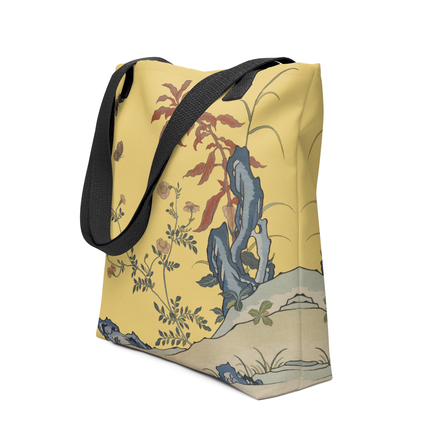 Kesi Flower Album｜Butterflies and Flowers｜Tote bag｜Gold