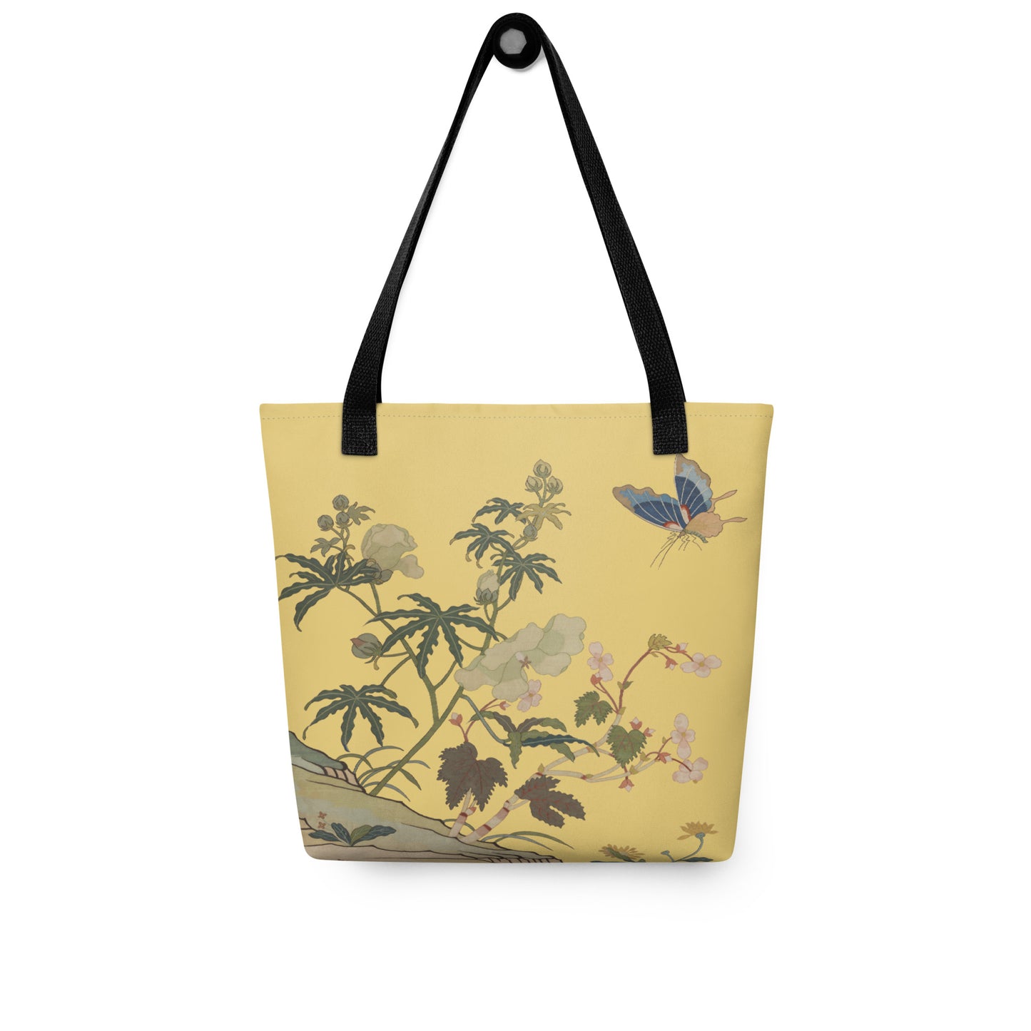 Kesi Flower Album｜Hibiscus and Begonia Blossoms｜Tote bag｜Gold