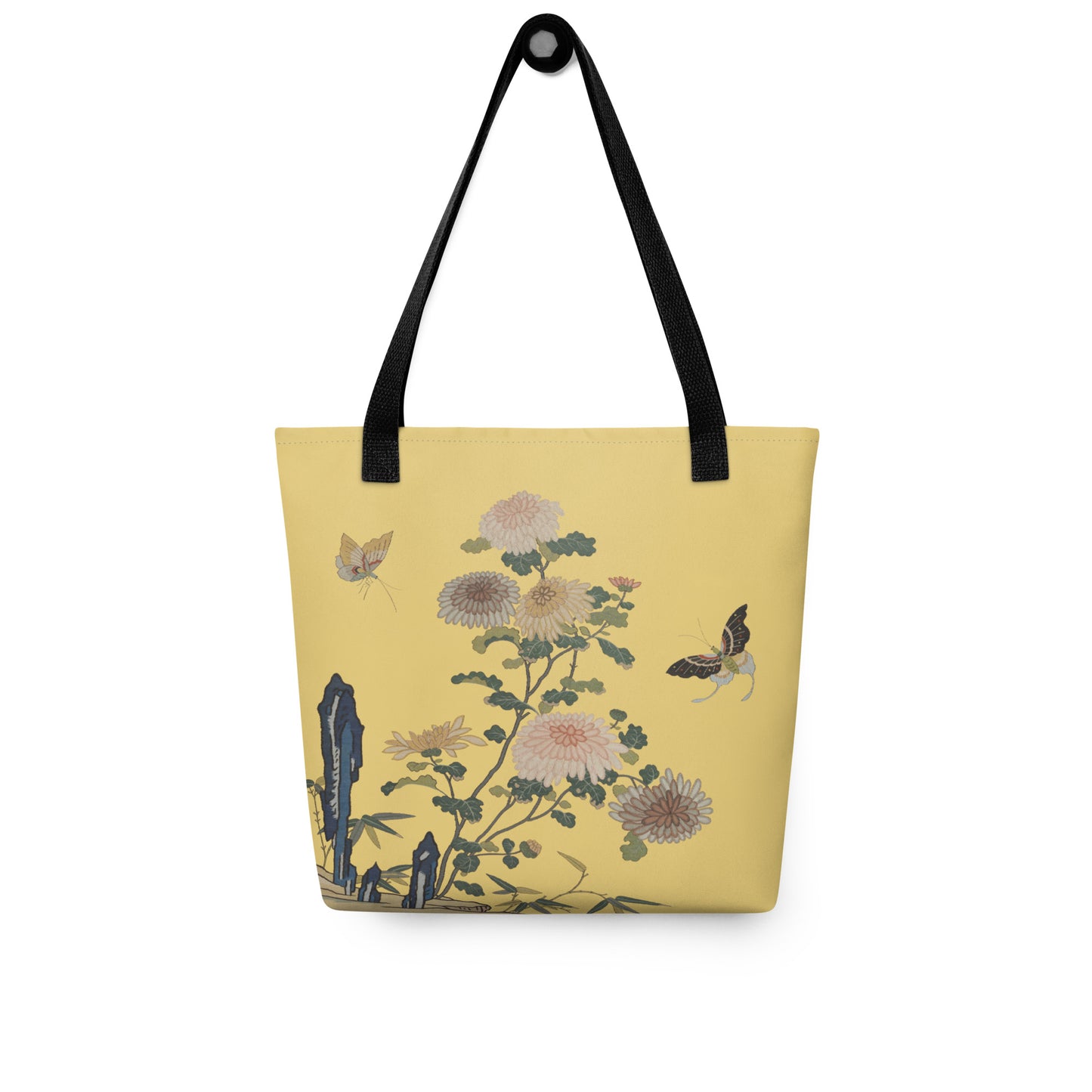 Kesi Flower Album｜Chrysanthemums and Butterflies｜Tote bag｜Gold