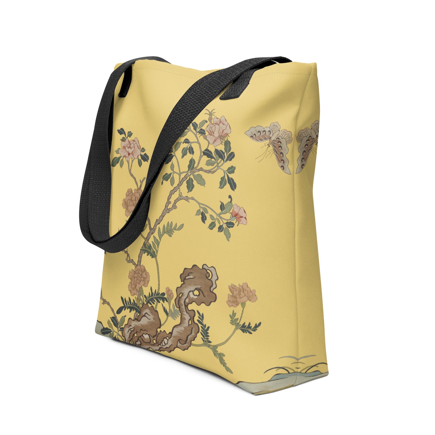 Kesi Flower Album｜Camellia and Butterfly｜Tote bag｜Gold