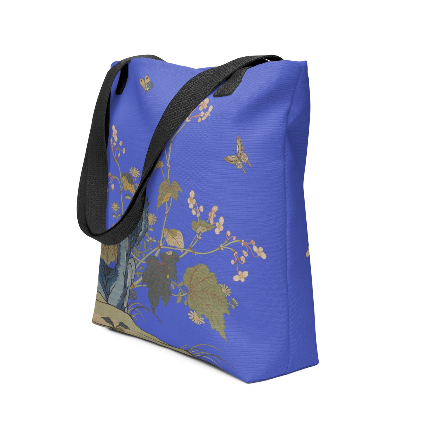 Kesi Flower Album｜Begonia Blossoms｜Tote bag｜Royal blue