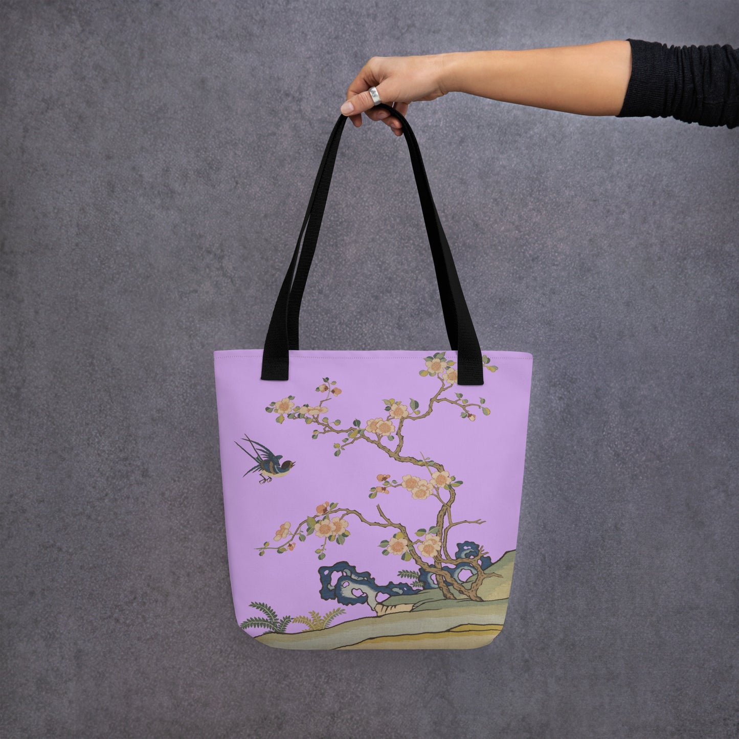 Kesi Flower Album｜Swallow in Flight, Harbinger of Spring｜Tote bag｜Lilac