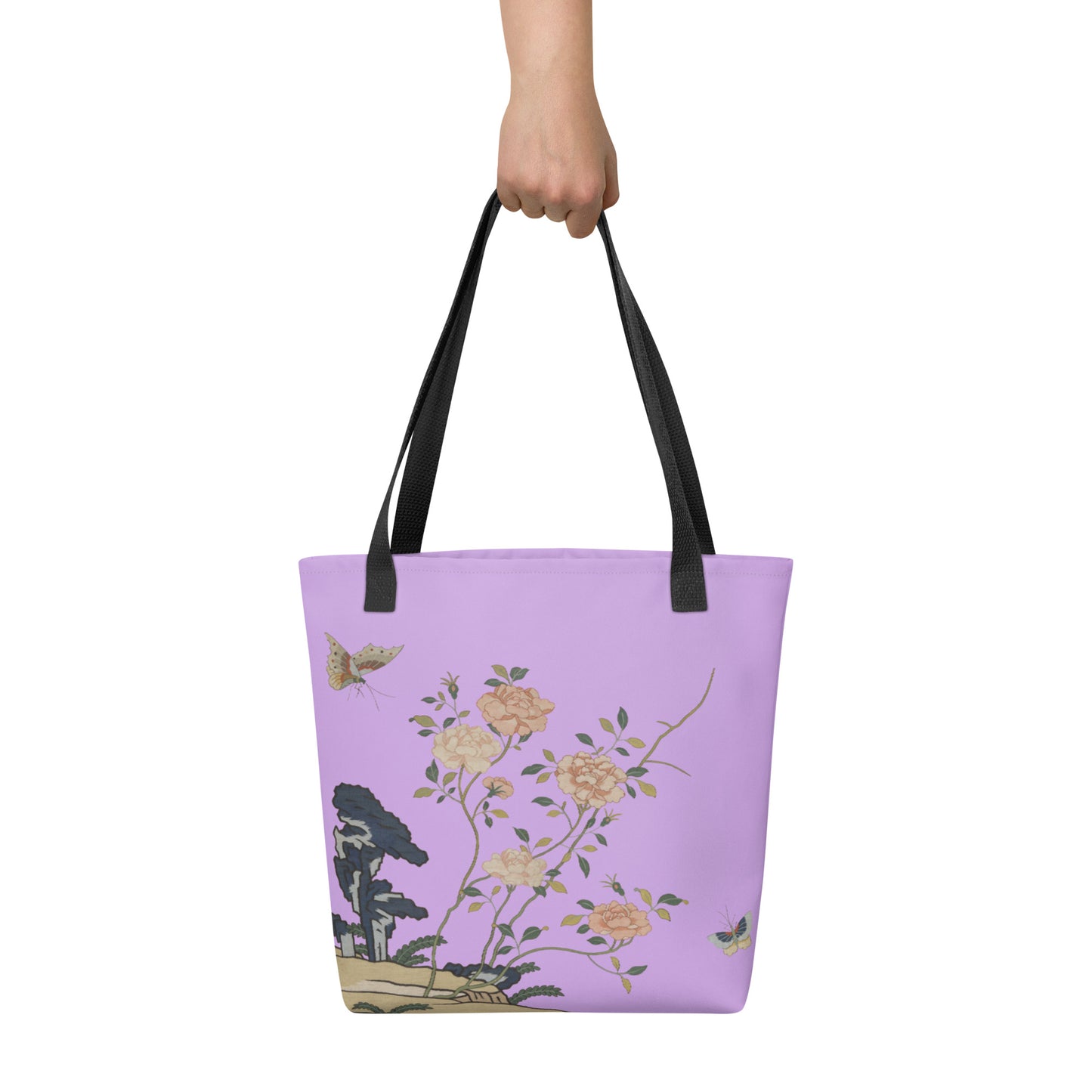 Kesi Flower Album｜Red Roses｜Tote bag｜Lilac