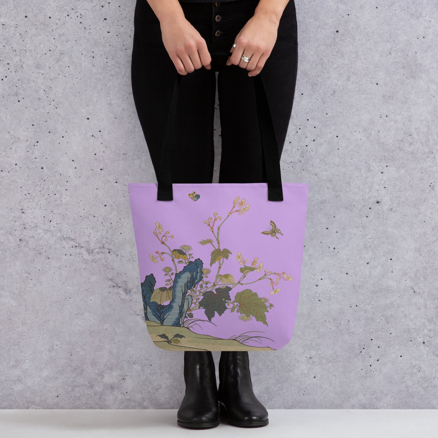 Kesi Flower Album｜Begonia Blossoms｜Tote bag｜Lilac