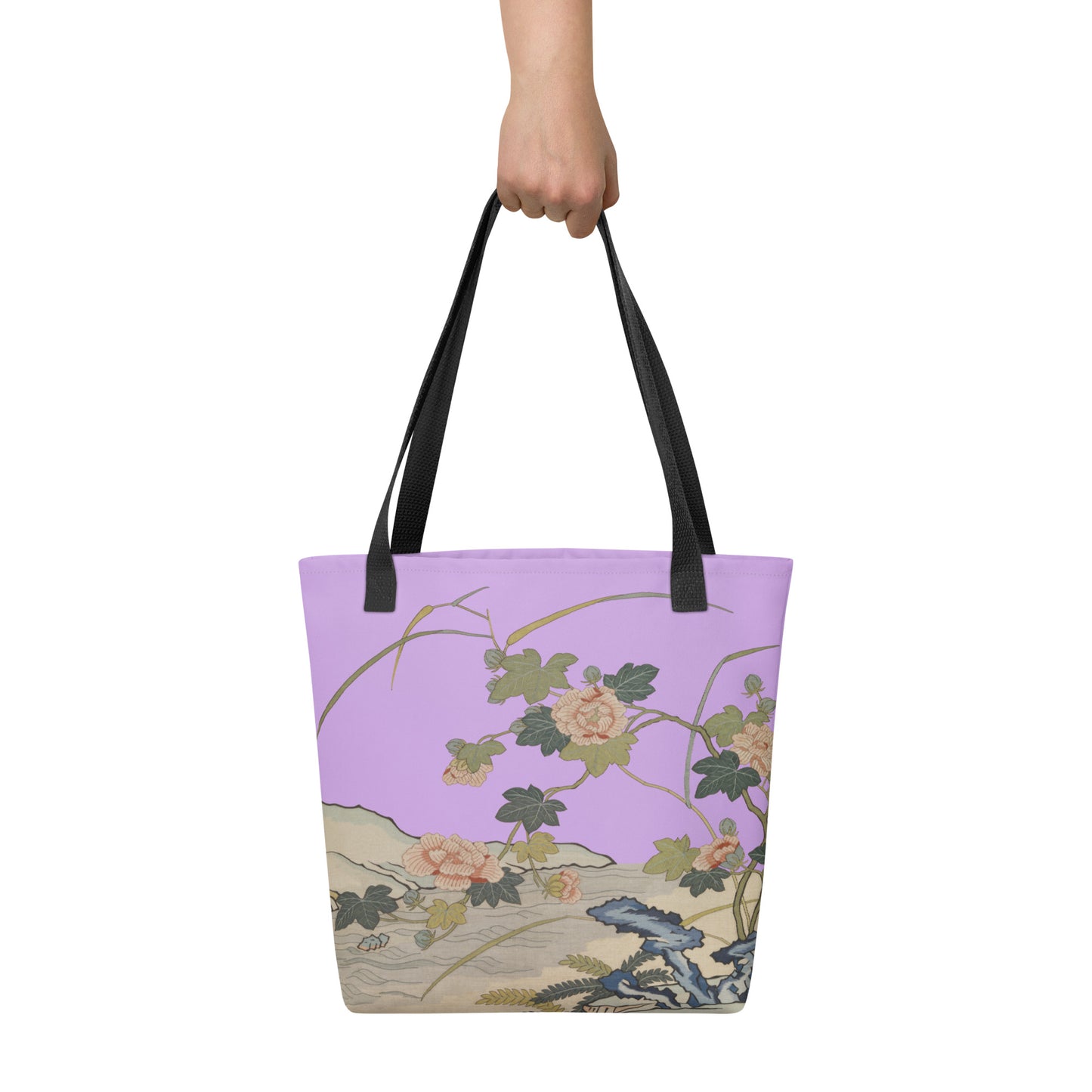 Kesi Flower Album｜Hibiscus by the Water｜Tote bag｜Lilac