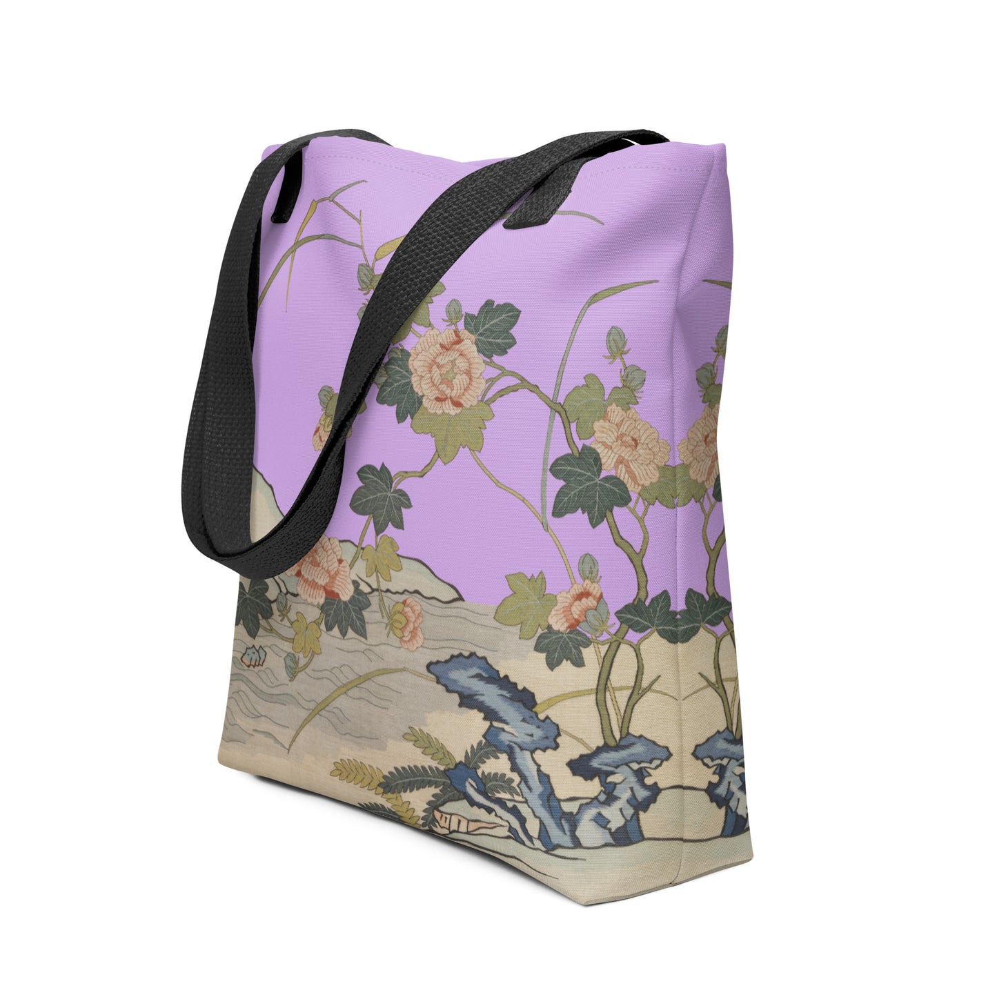 Kesi Flower Album｜Hibiscus by the Water｜Tote bag｜Lilac