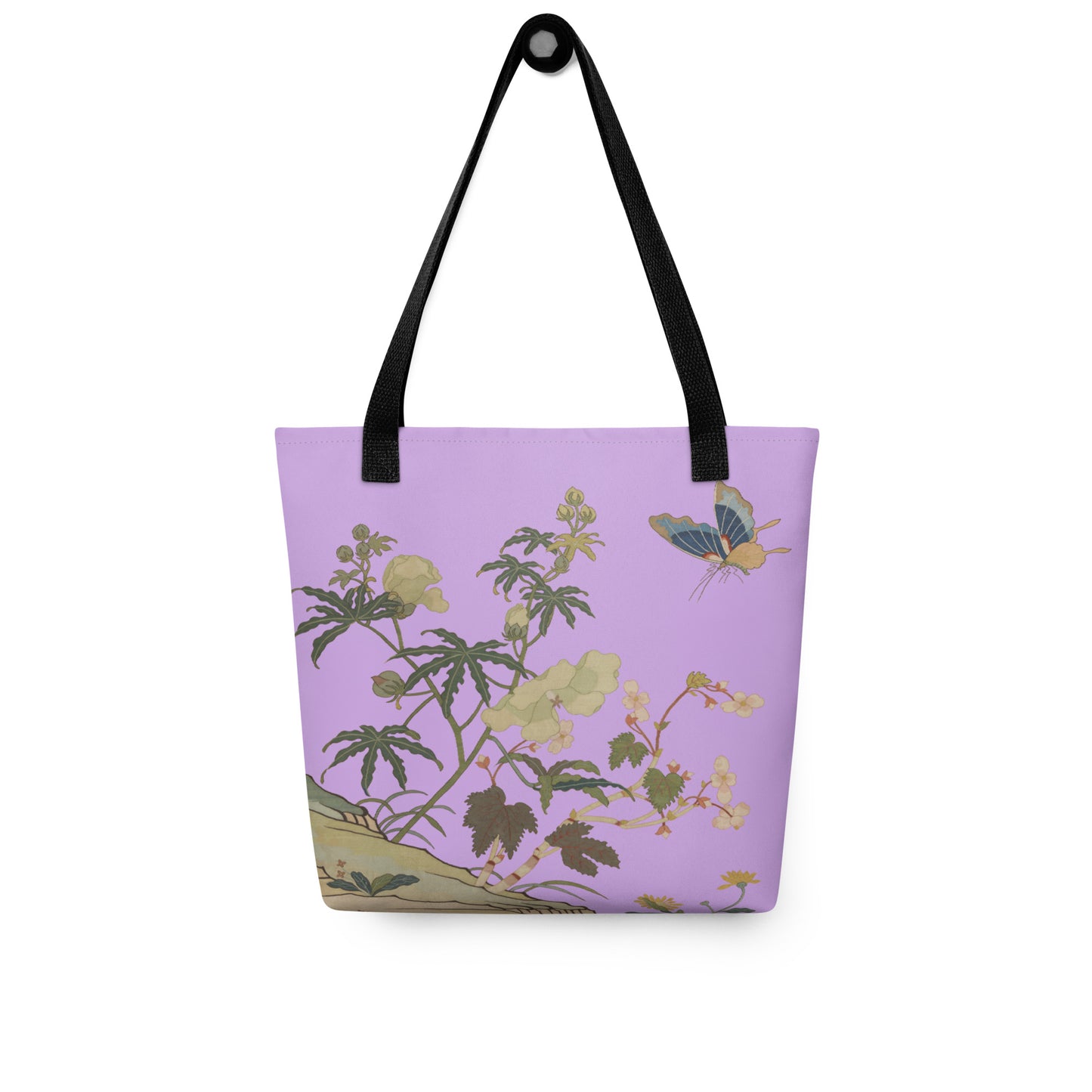 Kesi Flower Album｜Hibiscus and Begonia Blossoms｜Tote bag｜Lilac