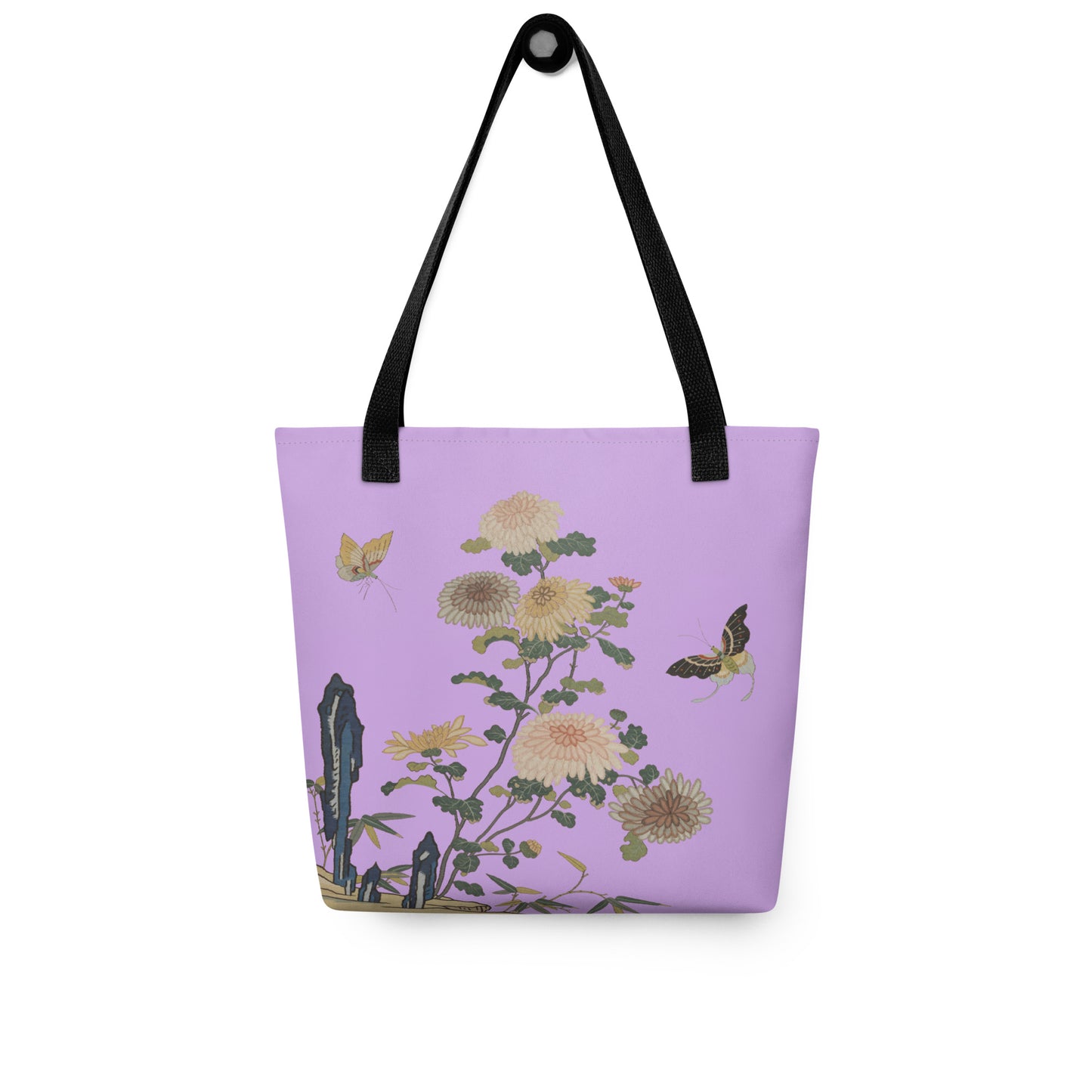 Kesi Flower Album｜Chrysanthemums and Butterflies｜Tote bag｜Lilac