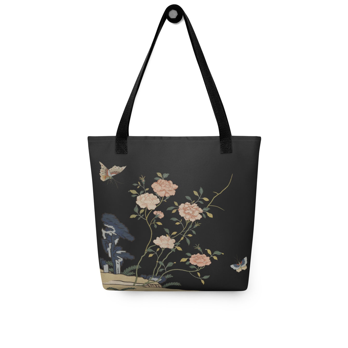 Kesi Flower Album｜Red Roses｜Tote bag｜Black