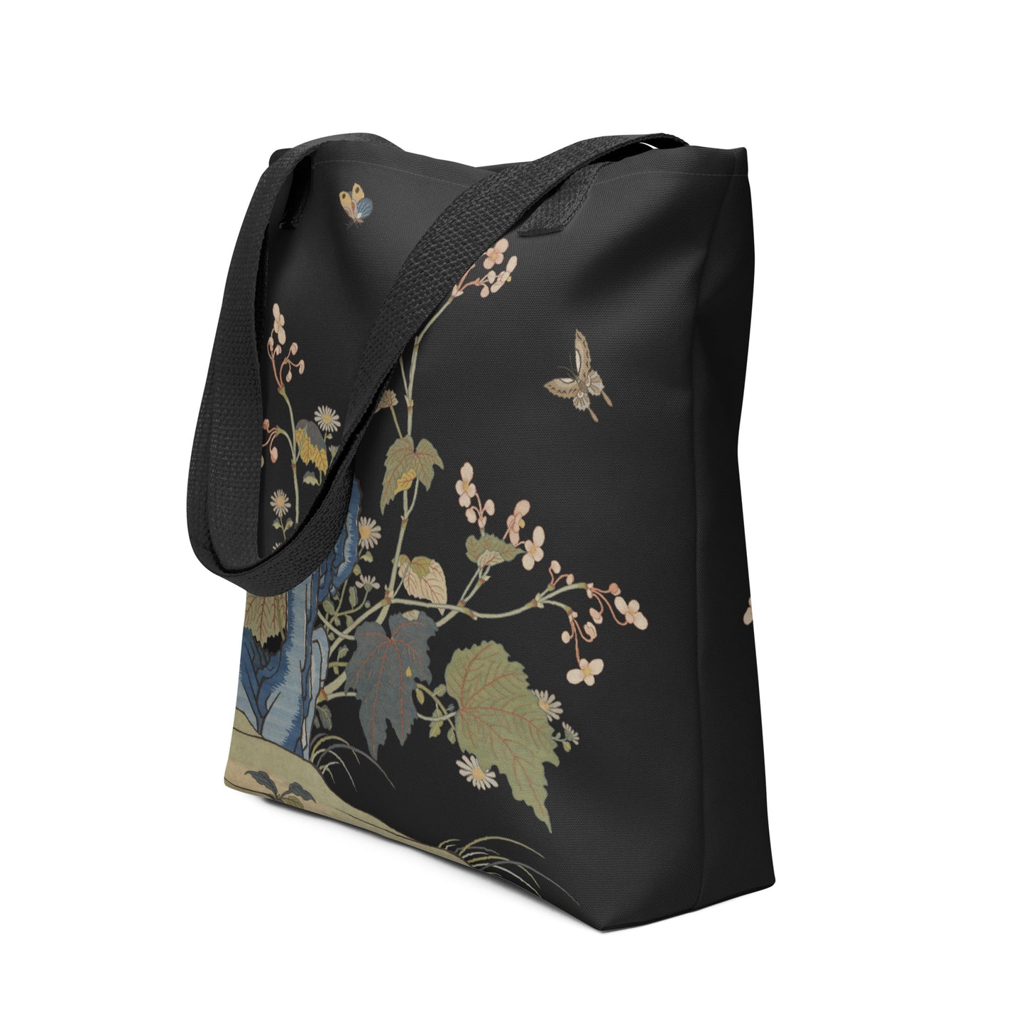 Kesi Flower Album｜Begonia Blossoms｜Tote bag｜Black