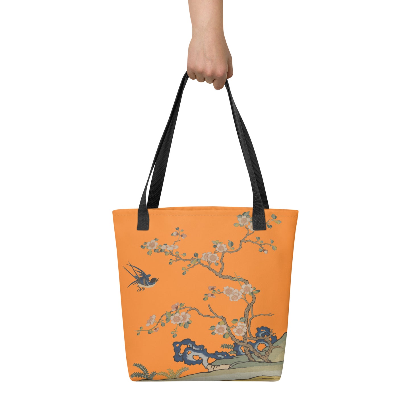 Kesi Flower Album｜Swallow in Flight, Harbinger of Spring｜Tote bag｜Orange