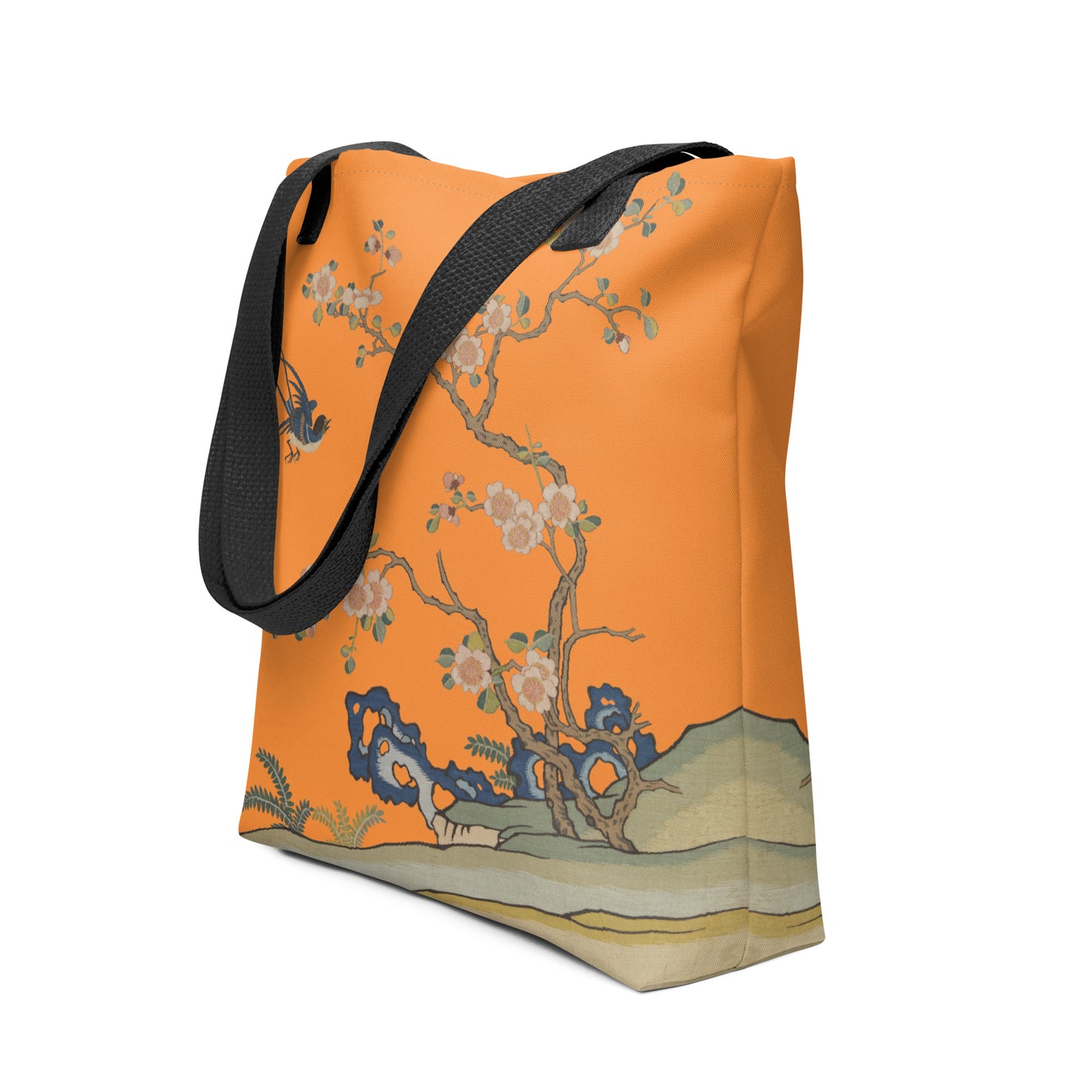 Kesi Flower Album｜Swallow in Flight, Harbinger of Spring｜Tote bag｜Orange