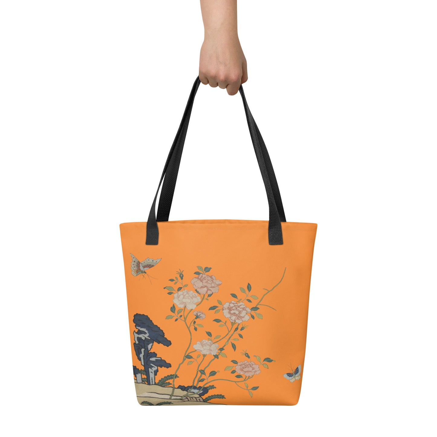 Kesi Flower Album｜Red Roses｜Tote bag｜Orange