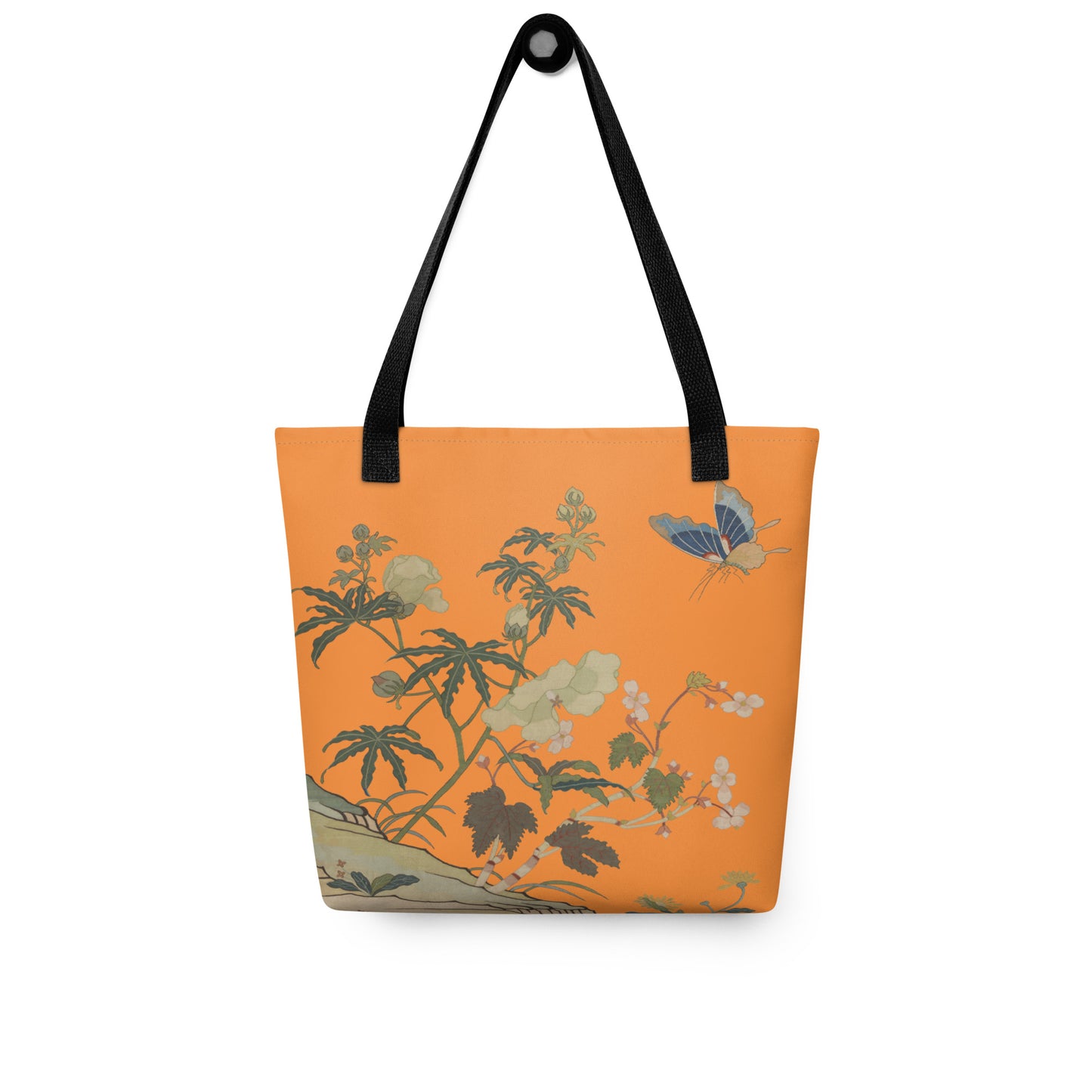 Kesi Flower Album｜Hibiscus and Begonia Blossoms｜Tote bag｜Orange