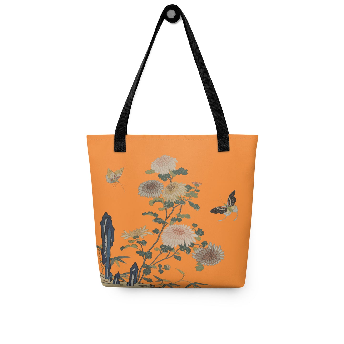 Kesi Flower Album｜Chrysanthemums and Butterflies｜Tote bag｜Orange