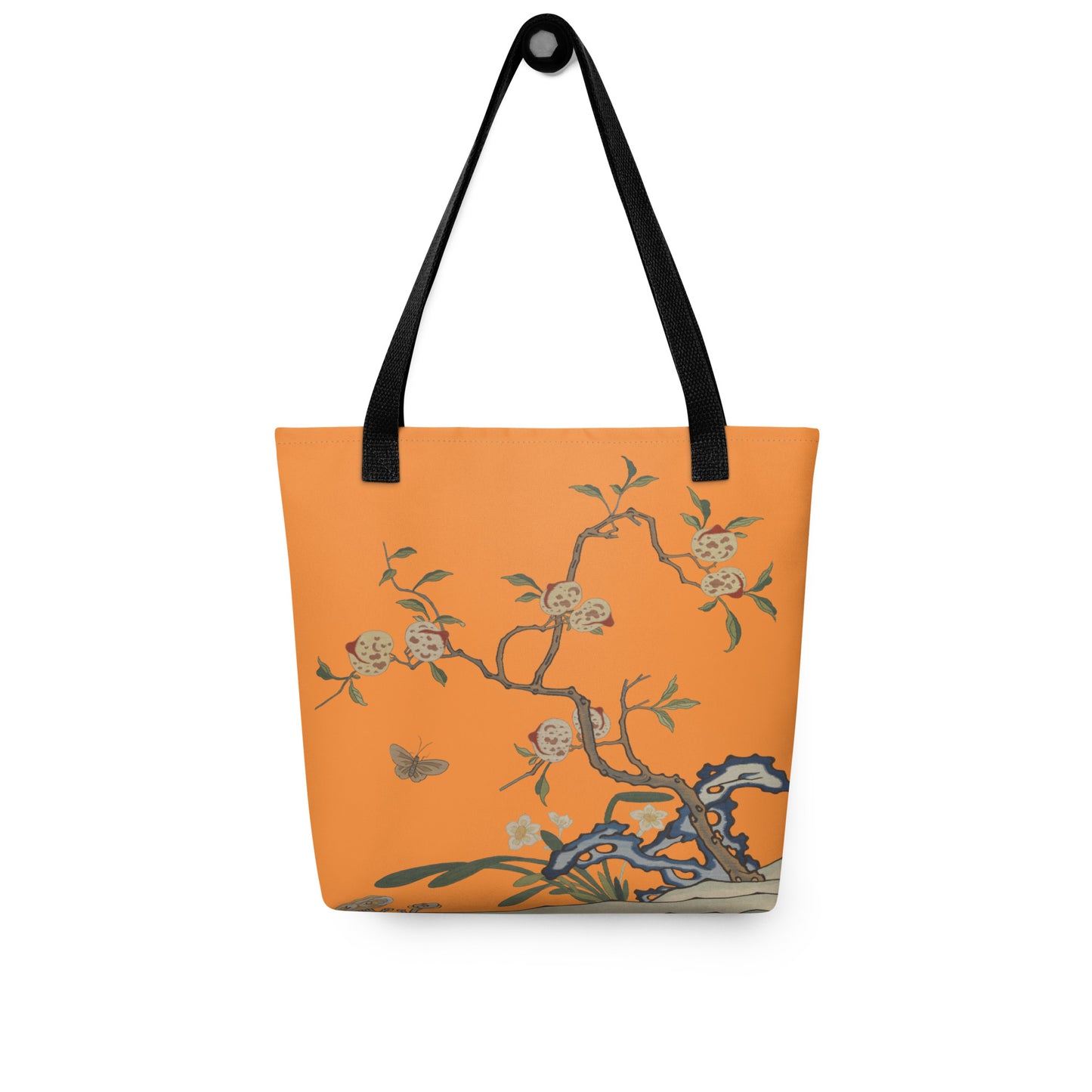 Kesi Flower Album｜Narcissus and Peaches｜Tote bag｜Orange