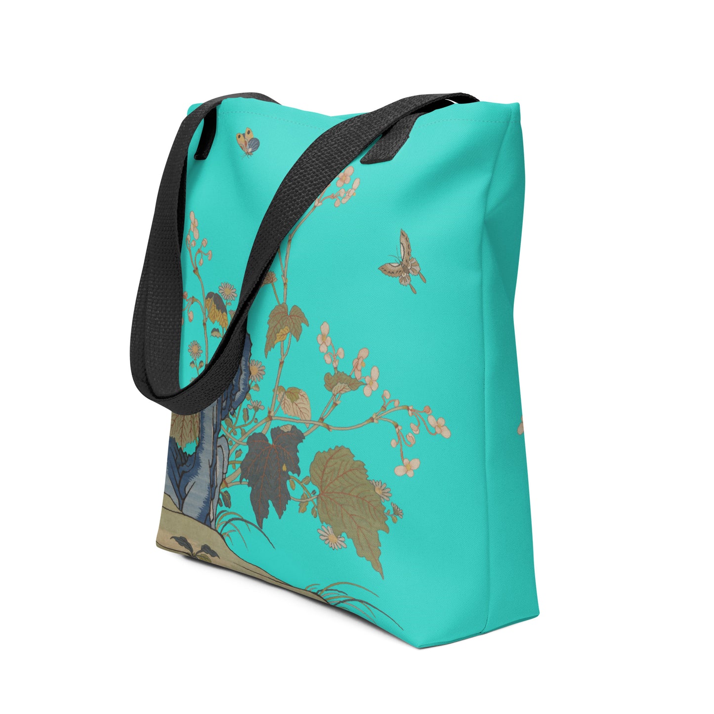 Kesi Flower Album｜Begonia Blossoms｜Tote bag｜Turquoise