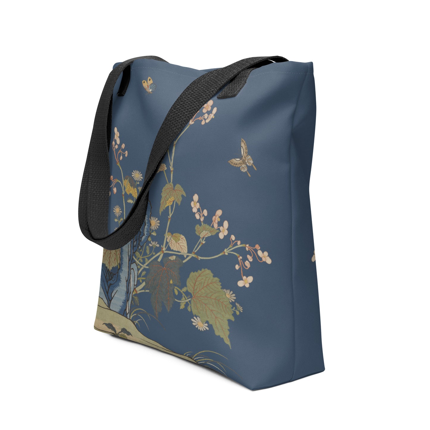 Kesi Flower Album｜Begonia Blossoms｜Tote bag｜Dark blue