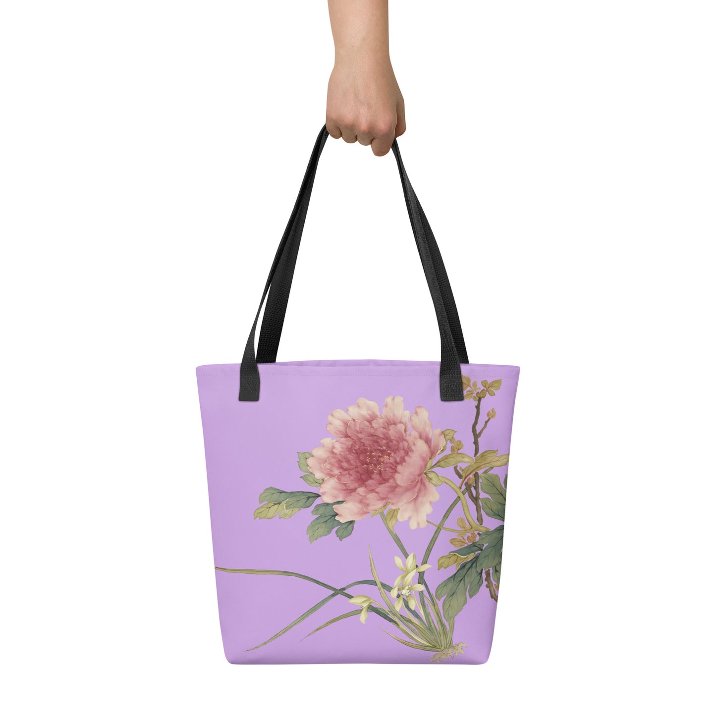 The Spirit of Flowers in Twelve Months｜Orchid and Tree Peony in Bloom｜Tote bag｜Lilac