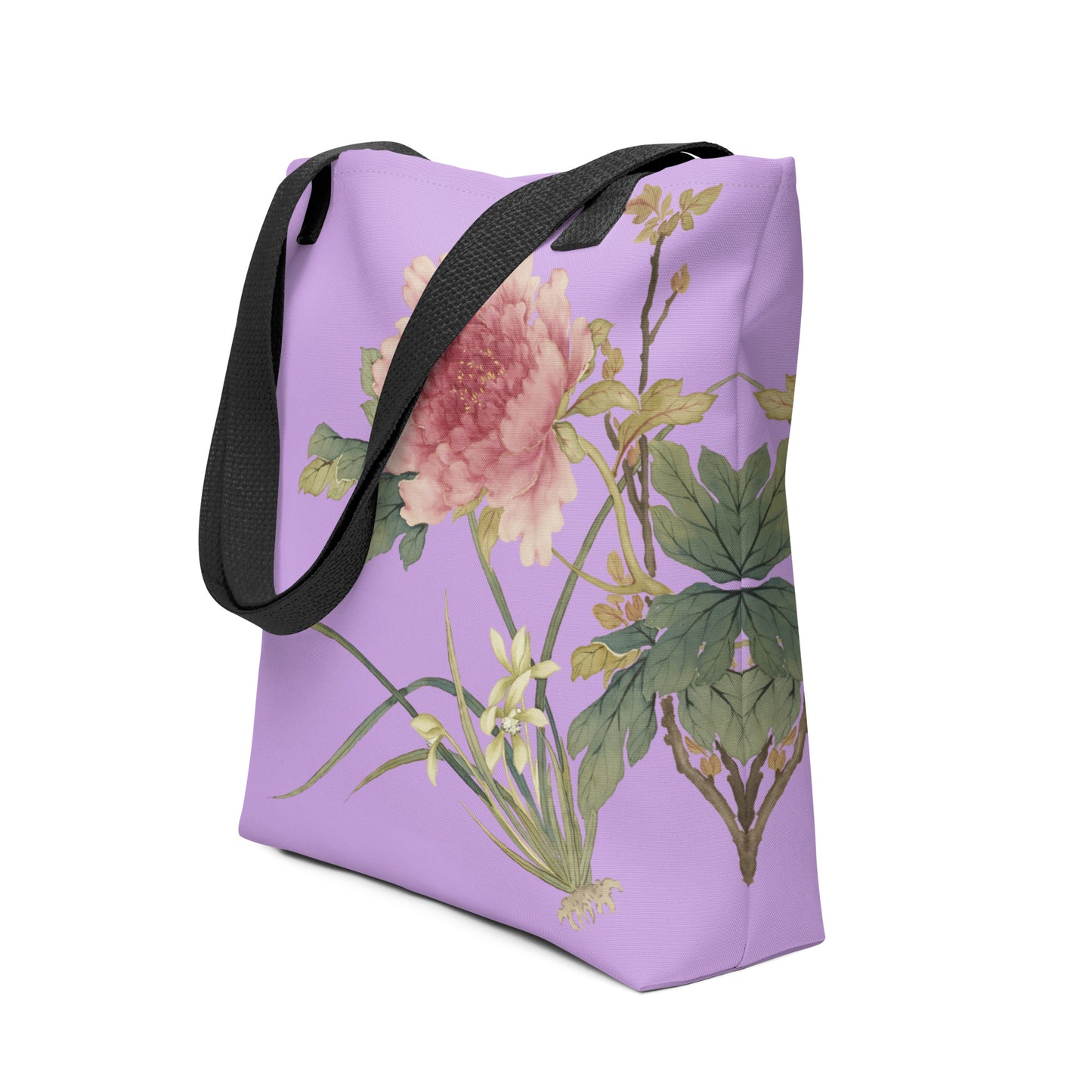 The Spirit of Flowers in Twelve Months｜Orchid and Tree Peony in Bloom｜Tote bag｜Lilac