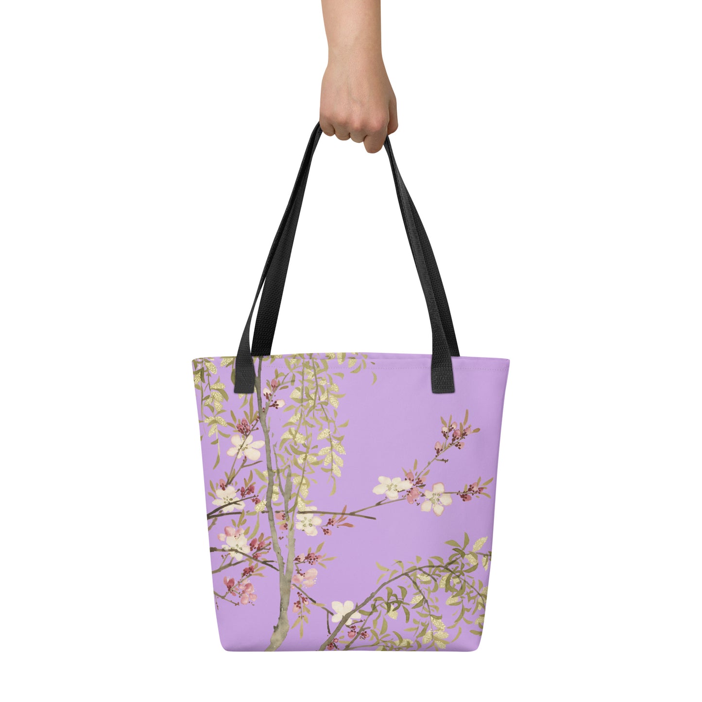 The Spirit of Flowers in Twelve Months｜Willow and Peach Blossom｜Tote bag｜Lilac