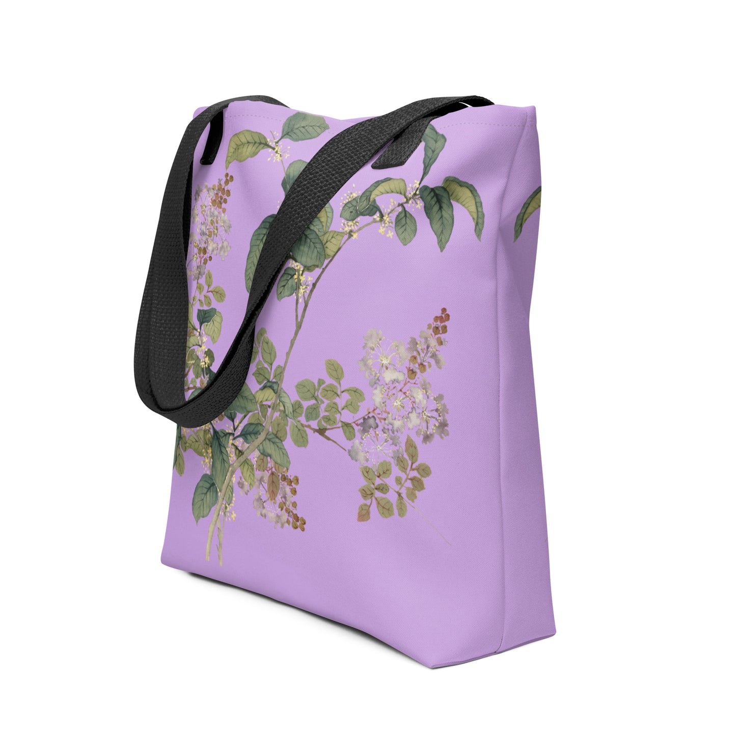 The Spirit of Flowers in Twelve Months｜Osmanthus and Crape Myrtle in Bloom｜Tote bag｜Lilac