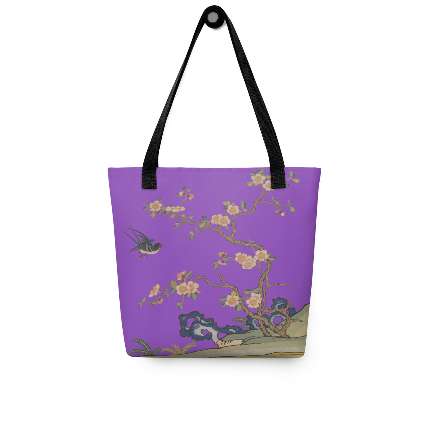 Kesi Flower Album｜Swallow in Flight, Harbinger of Spring｜Tote bag｜Purple