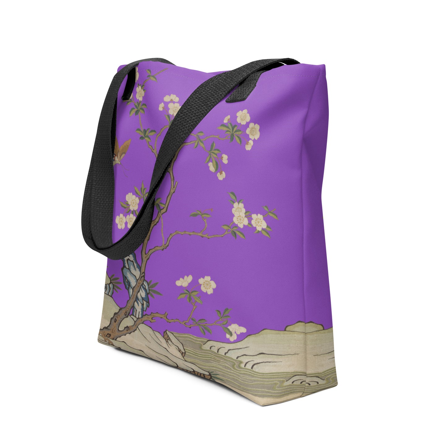 Kesi Flower Album｜Plum Blossoms and Butterfly｜Tote bag｜Purple