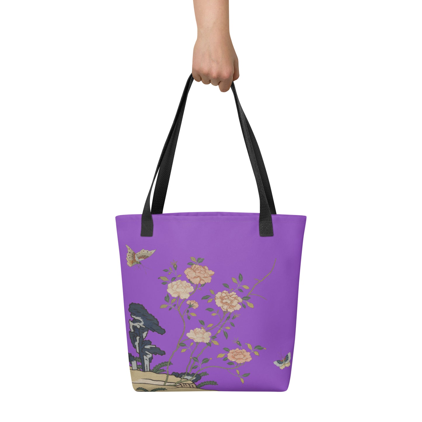 Kesi Flower Album｜Red Roses｜Tote bag｜Purple