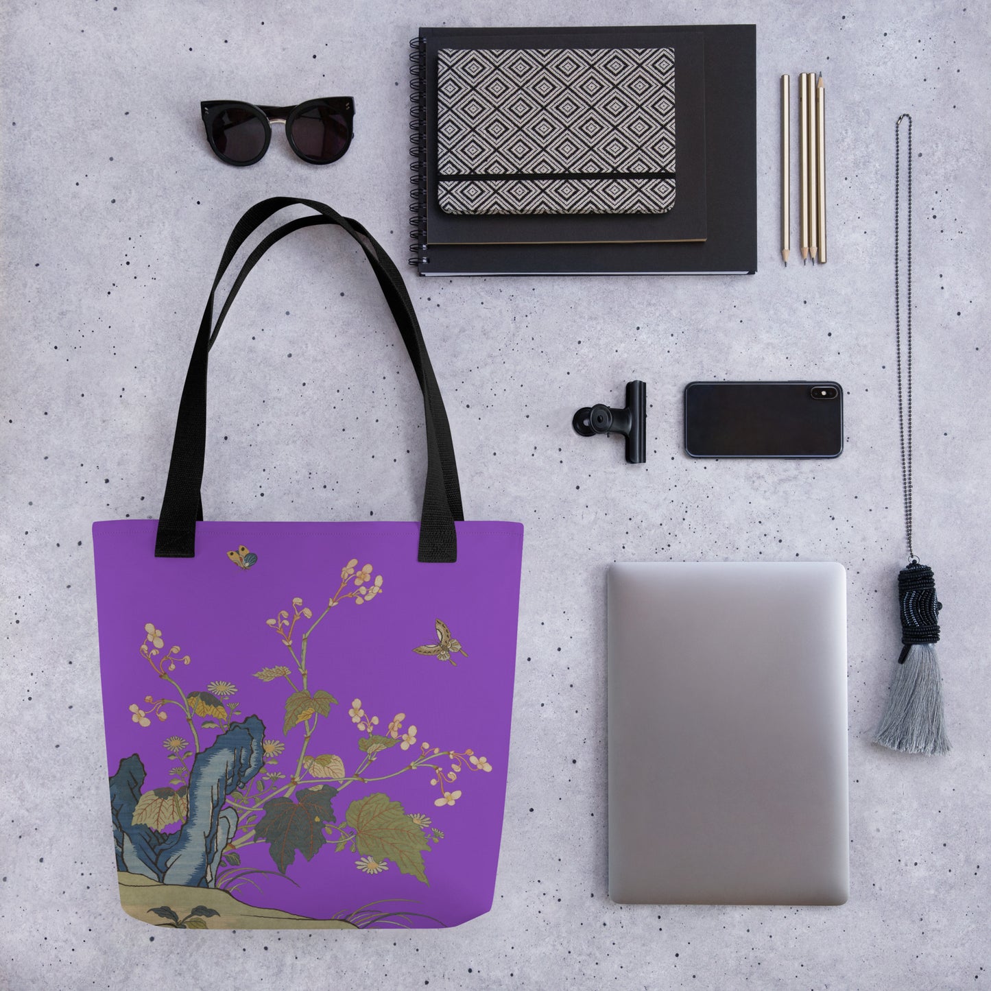 Kesi Flower Album｜Begonia Blossoms｜Tote bag｜Purple