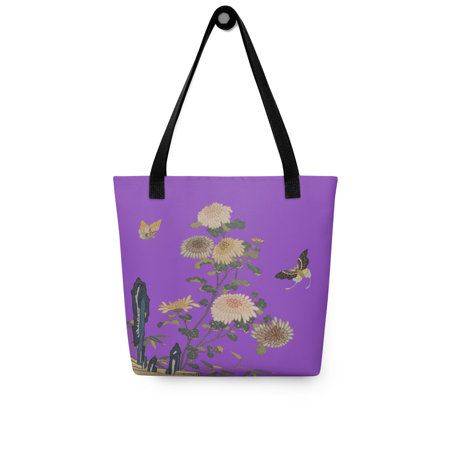 Kesi Flower Album｜Chrysanthemums and Butterflies｜Tote bag｜Purple