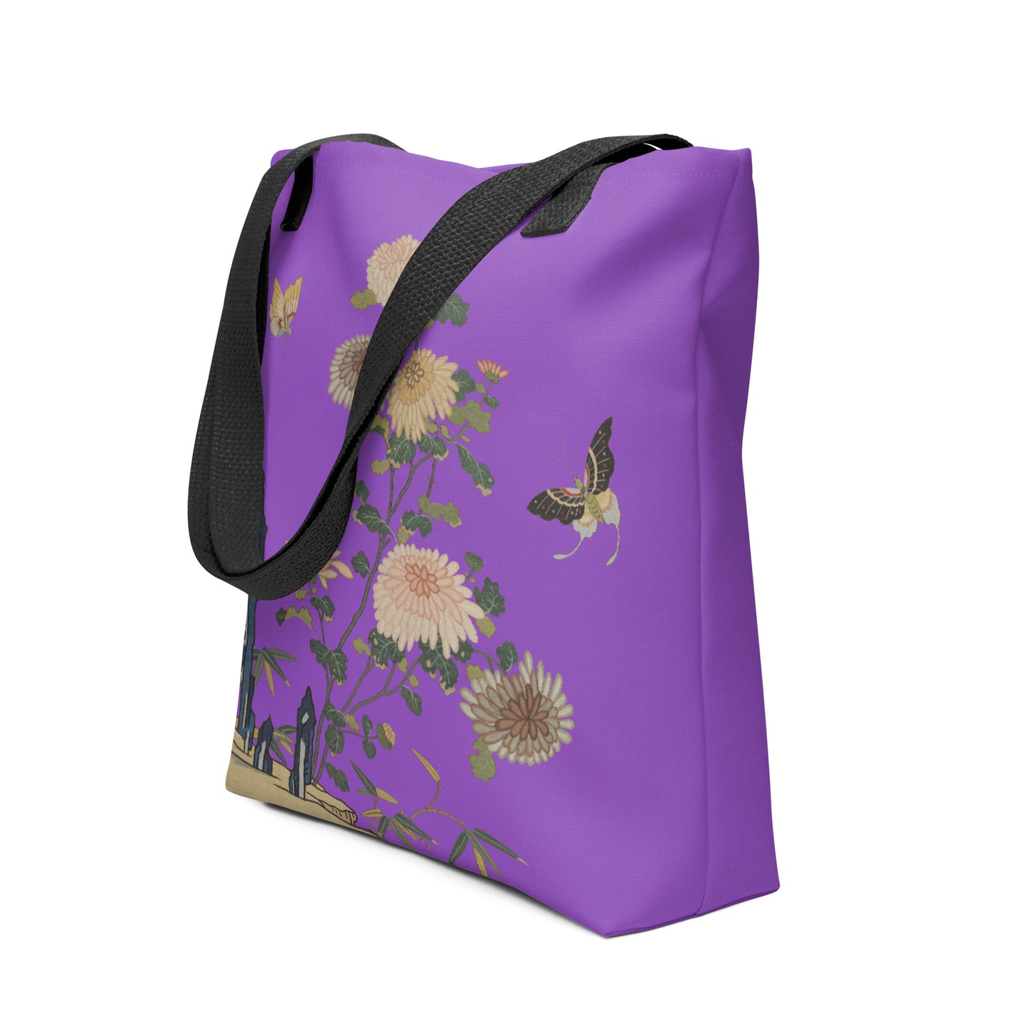 Kesi Flower Album｜Chrysanthemums and Butterflies｜Tote bag｜Purple