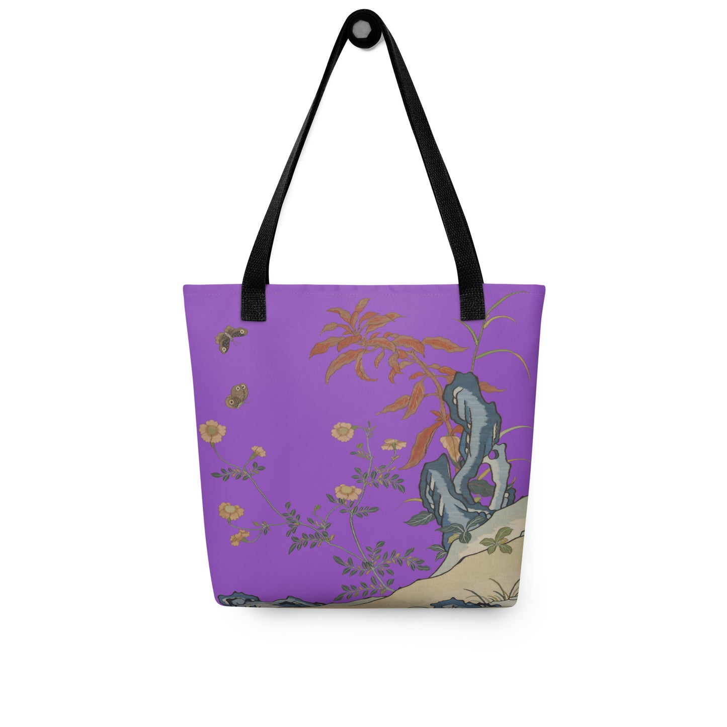 Kesi Flower Album｜Butterflies and Flowers｜Tote bag｜Purple