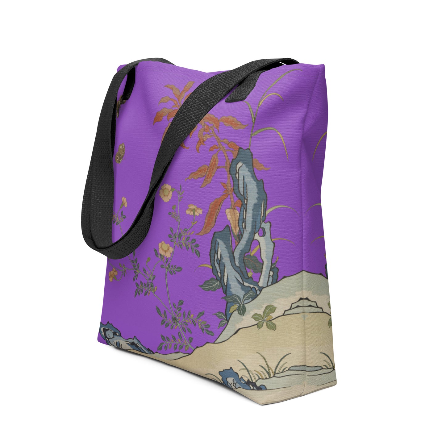 Kesi Flower Album｜Butterflies and Flowers｜Tote bag｜Purple