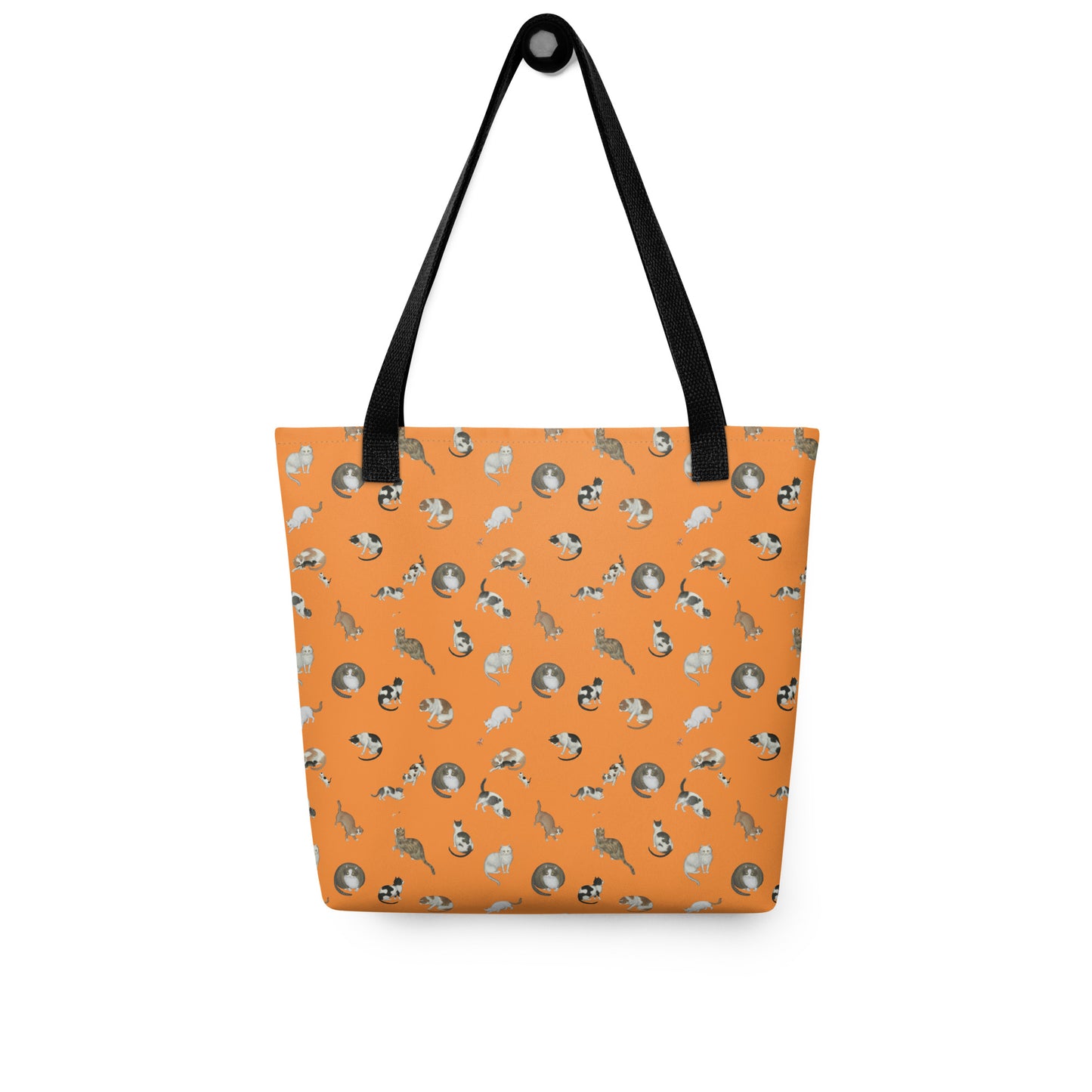 Cats And Butterflies Of Longevity｜Tote bag｜Orange