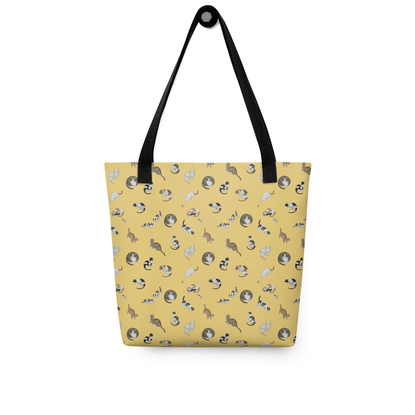 Cats And Butterflies Of Longevity｜Tote bag｜Gold