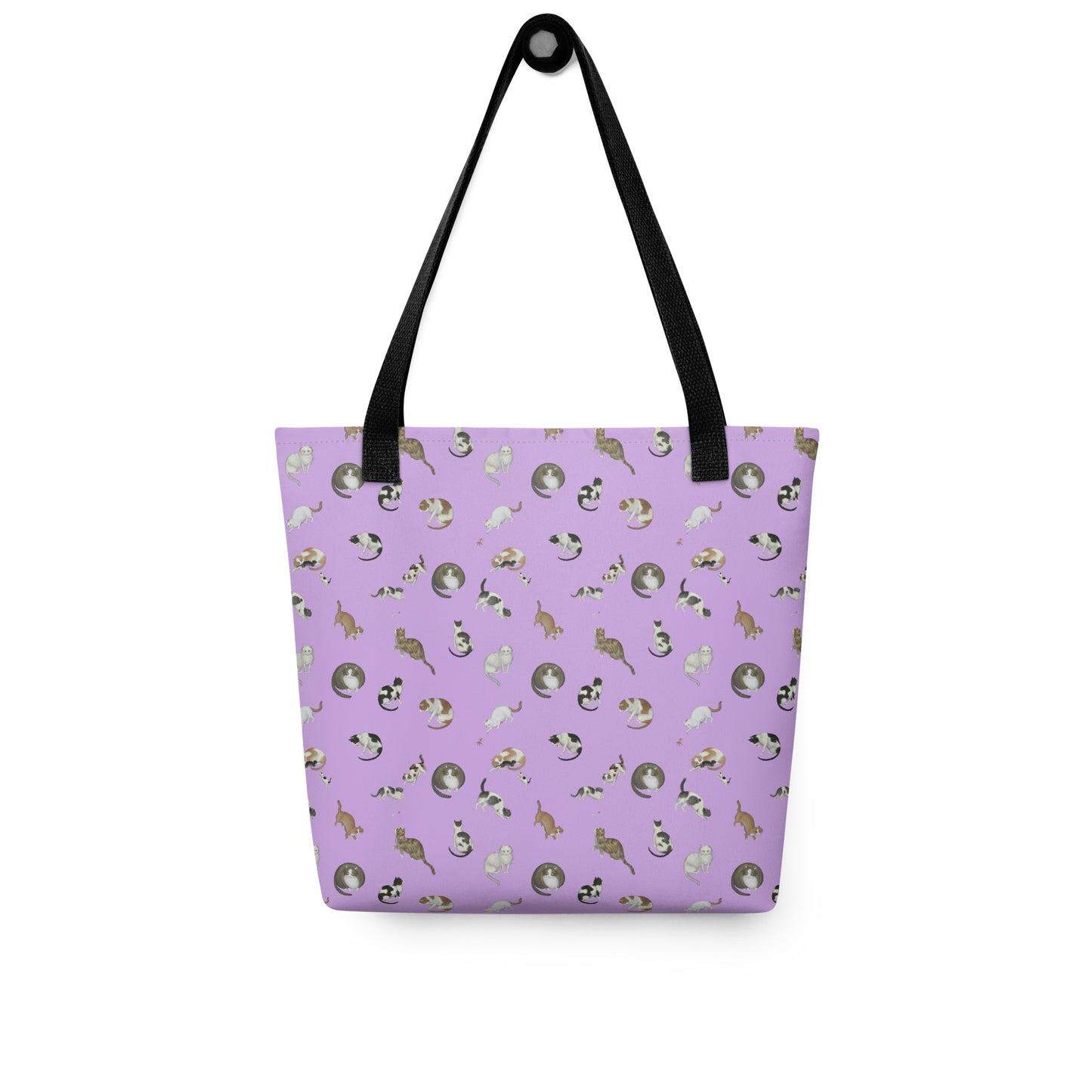 Cats And Butterflies Of Longevity｜Tote bag｜Lilac