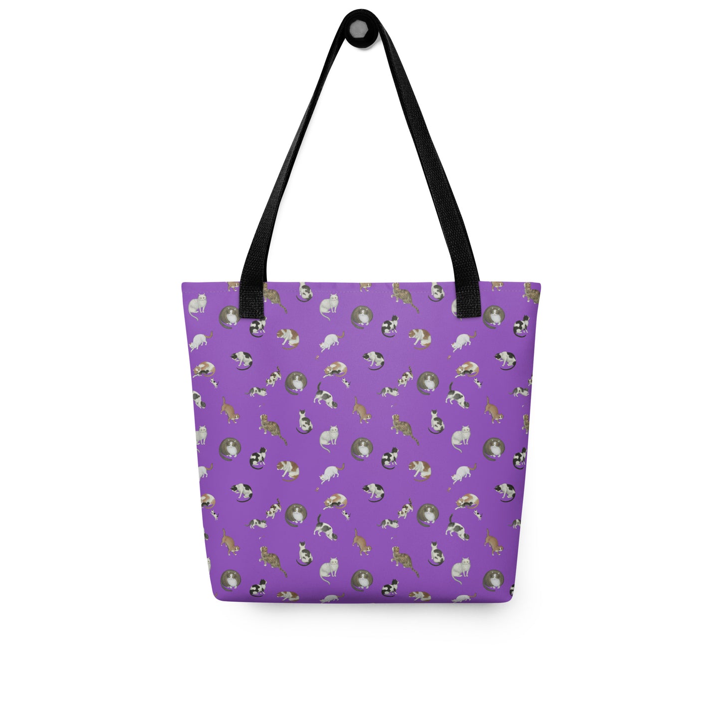 Cats And Butterflies Of Longevity｜Tote bag｜Purple