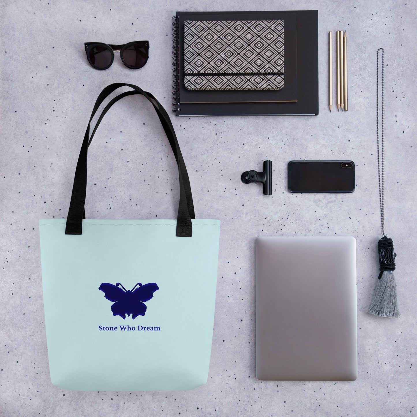 Logo collection｜Tote bag｜Aqua blue