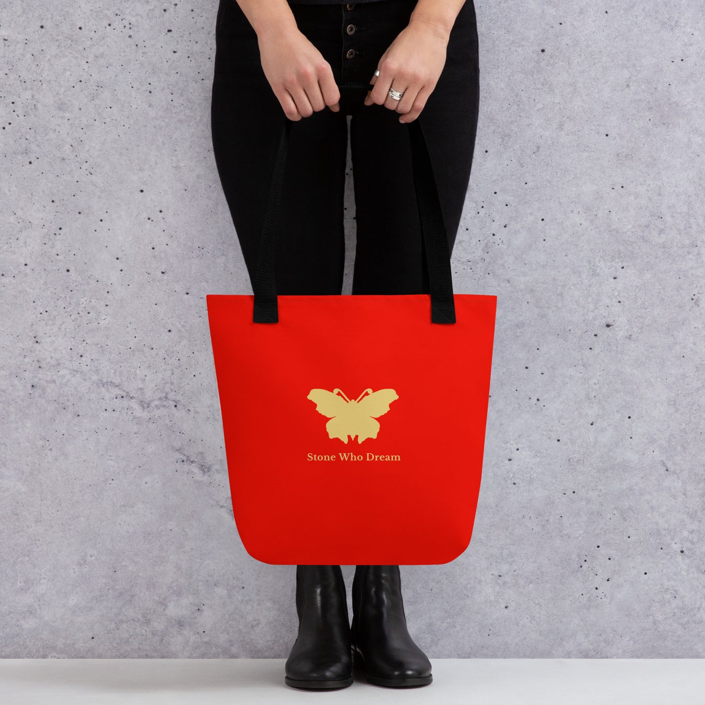 Logo collection｜Tote bag｜Garnet red