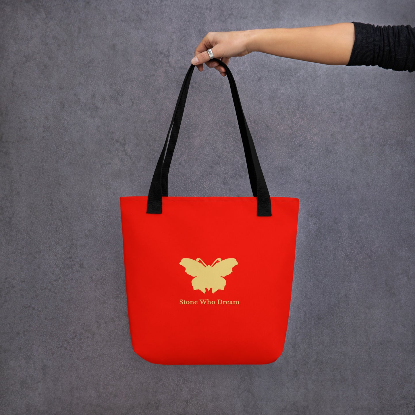 Logo collection｜Tote bag｜Garnet red