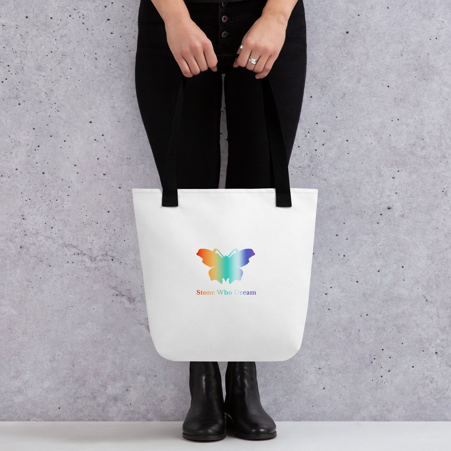 Logo collection｜Tote bag｜Rainbow on white