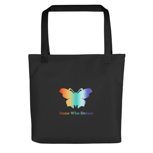 Logo collection｜Tote bag｜Rainbow on Black