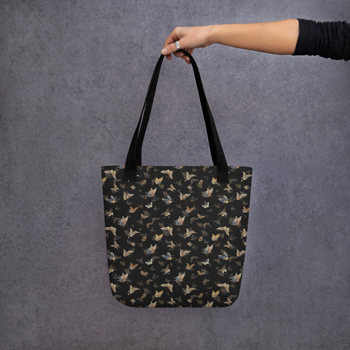 Butterfly dancing｜Tote bag｜Black