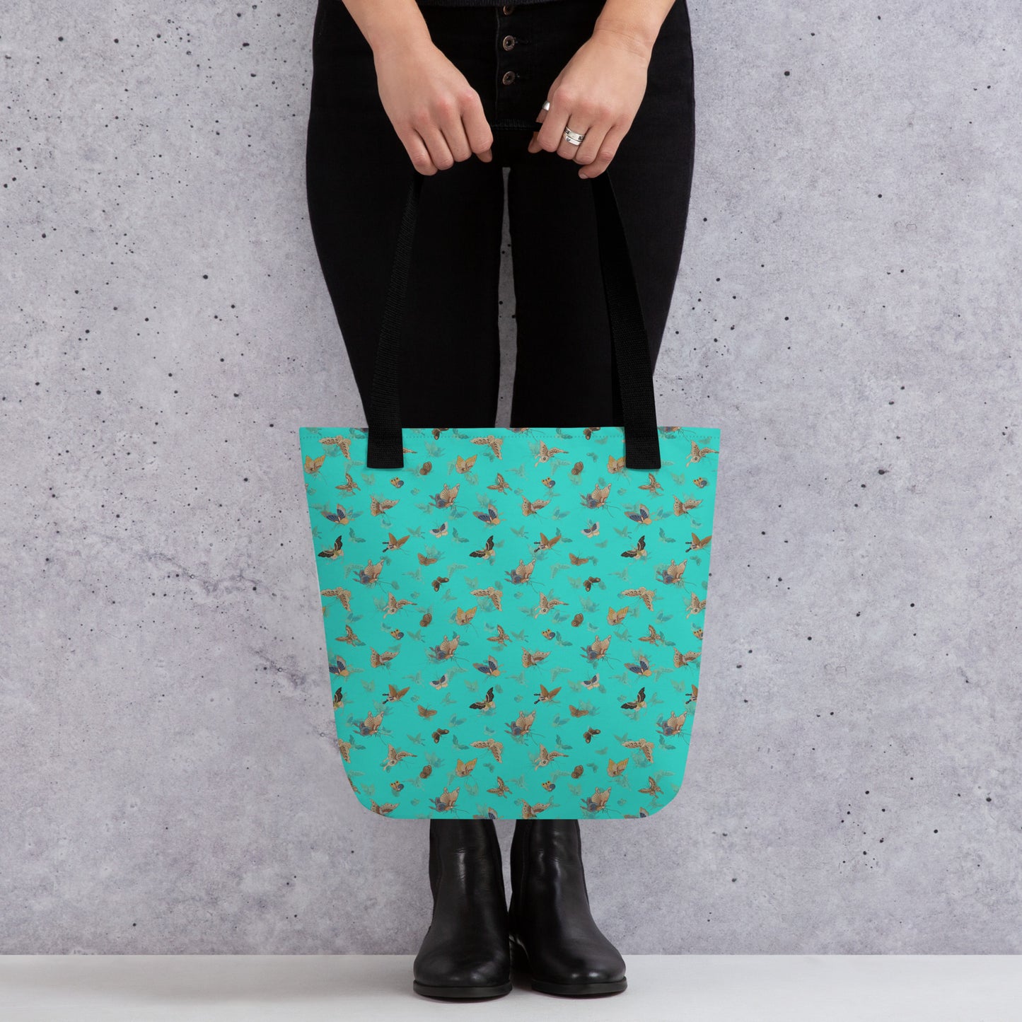 Butterfly dancing｜Tote bag｜Turquoise