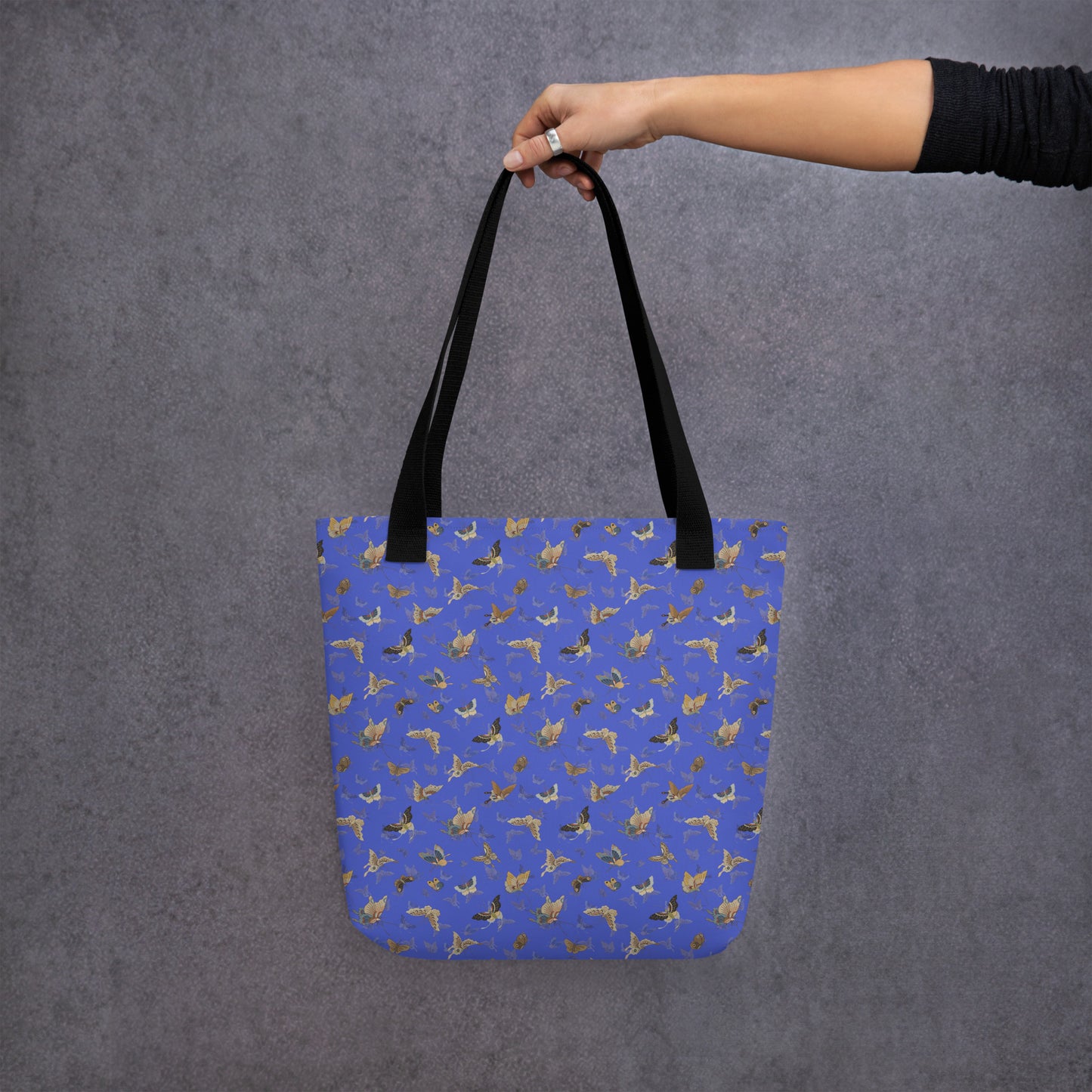 Butterfly dancing｜Tote bag｜Royal blue