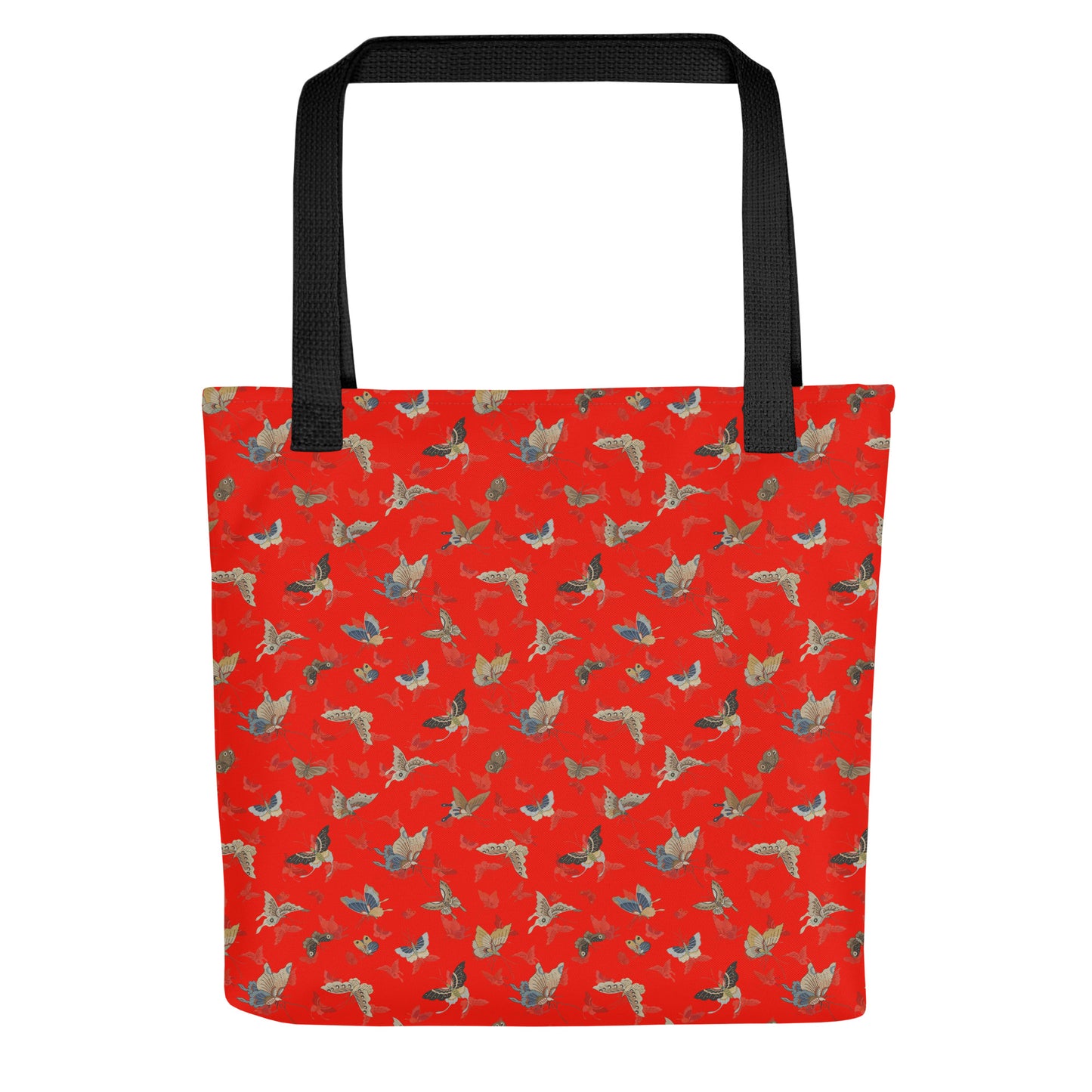 Butterfly dancing｜Tote bag｜Garnet red